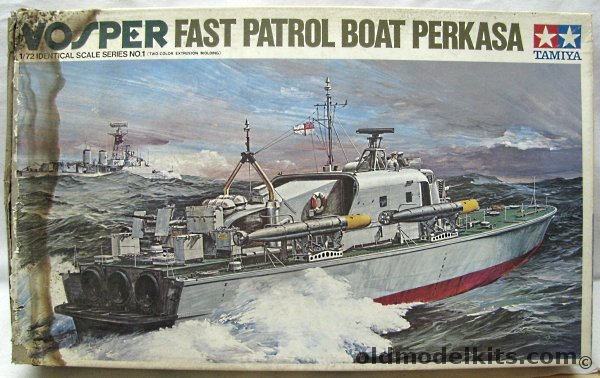 Tamiya 1/72 Vosper Fast Patrol Boat Perkasa - Motorized, PT7201-1200 plastic model kit